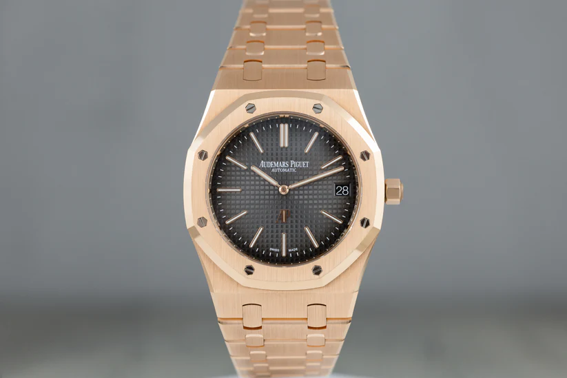 AP16202ORRoyalOak_Jumbo_ExtraThinRoseGoldSmokeSlateGreyDial-1