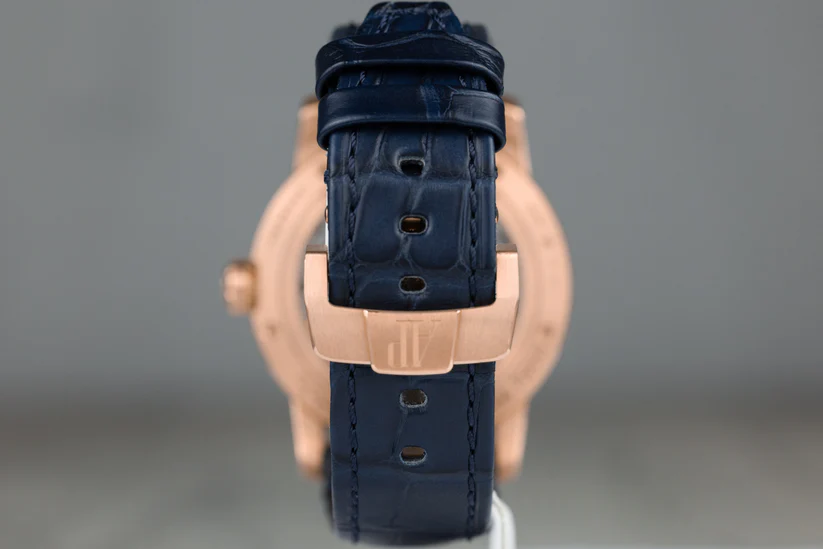 AP26394ORCode11.59PerpetualCalendarRoseGoldBlueAventurineDialgoldpinbuckle41mm-2