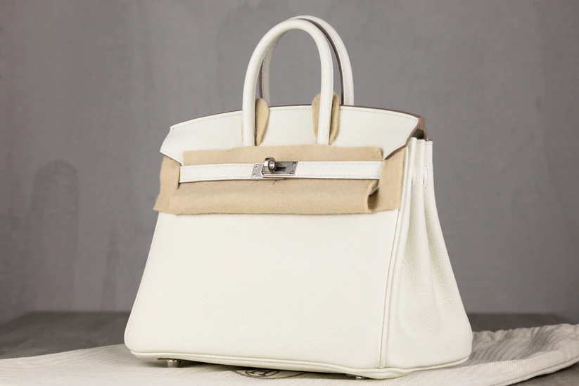 HermesB25Birkin25RetourneBaginMushroomTogoLeatherwithPalladiumHardwareBStamp-3