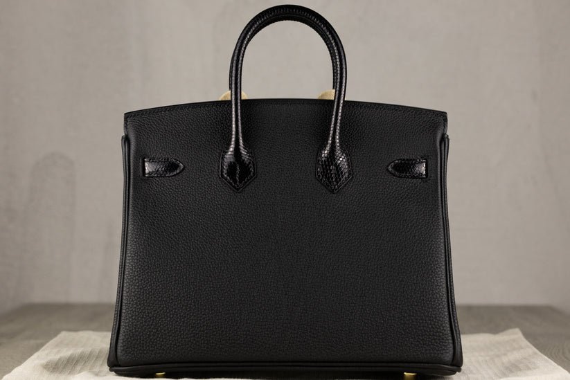HermesB25Birkin25RetourneTouchBaginBlackEpsom_ShinyBlackLizardLeatherwithGoldHardware-2