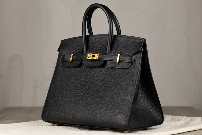 HermesB25Birkin25SellierBaginBlackEpsomLeatherwithGoldHardware-3