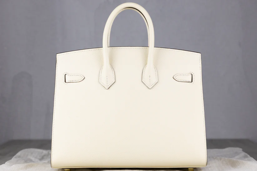 HermesB25Birkin25SellierBaginNataEpsomLeatherwithGoldHardwareZStampw_Reciept-2