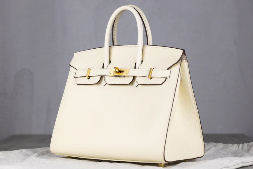 HermesB25Birkin25SellierBaginNataEpsomLeatherwithGoldHardwareZStampw_Reciept-3