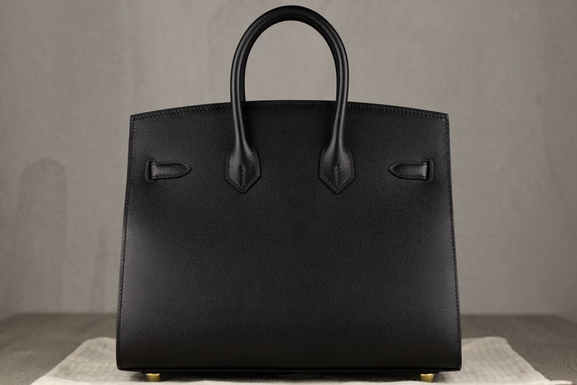 HermesB25Birkin25SellierBaginNoirEpsomLeatherwithGoldHardware-2