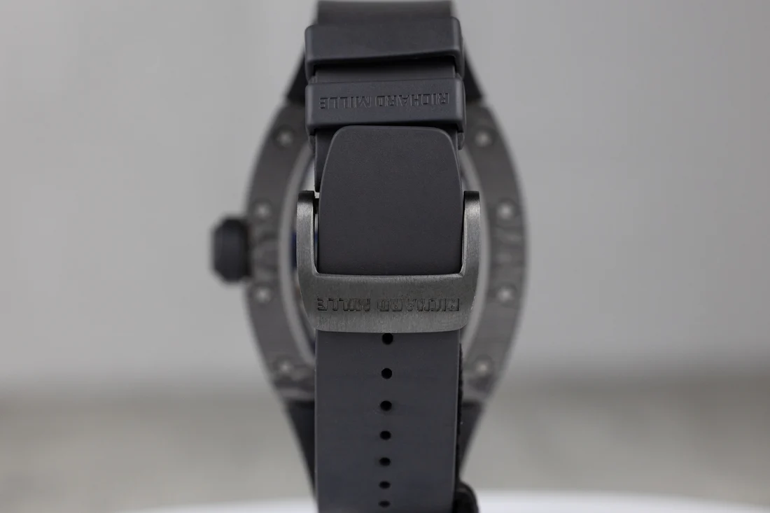 RichardMilleRM055BubbaWatsonBlackDiamond42.7mmx49.9mmCarbonTPTFactoryDiamondSkeletonizedDial2020-2