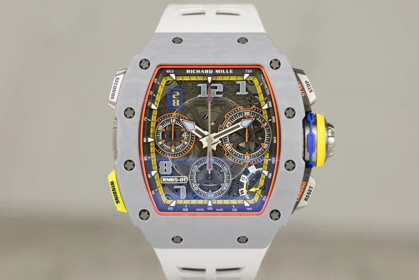 RichardMilleRM65-01AutomaticSplit-SecondsChronograph43.84mmx49.94mmCarbonTPTSkeletonizedDial2022-1
