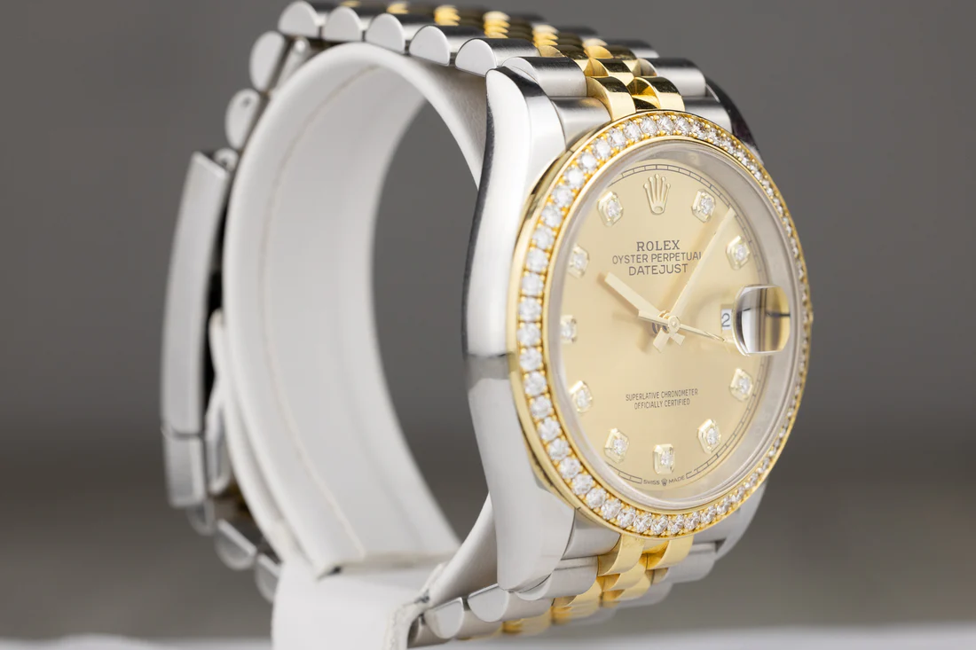 Rolex126233Datejust36YellowGold_StainlessSteelJubileeBraceletDiamondBezelChampagneDiamondDial2018-4