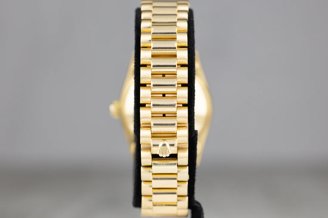 Rolex178278Datejust31YellowGoldPresidentialBraceletChampagneDiamondDialWatchOnly-2