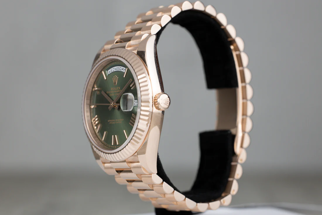 Rolex228235Day-Date40RoseGoldOliveRNDial2024-3