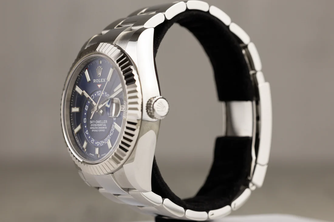 Rolex326934Sky-DwellerStainlessSteelOysterBraceletBlueDialNew2018-3